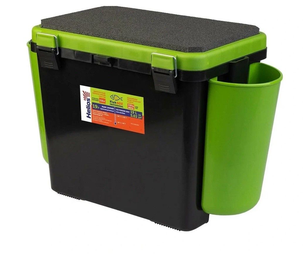 Ящик зим. Helios 19 л односекционный зеленый