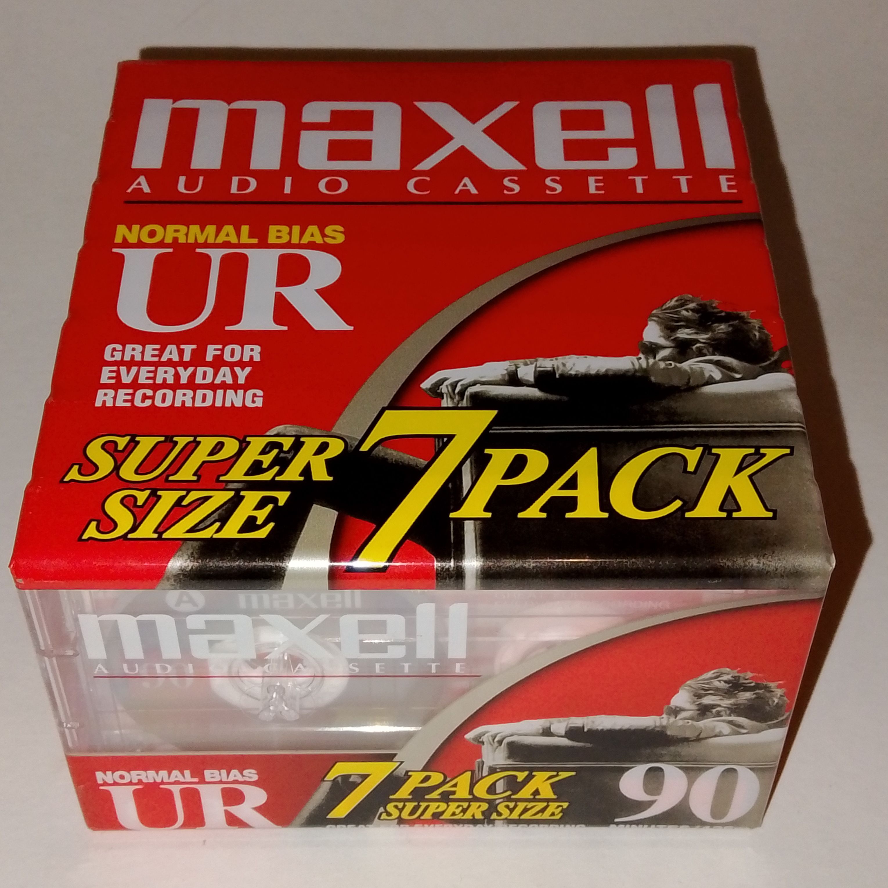 Maxell Аудиокассета UR90. 2002 г. Set-7, 90 мин