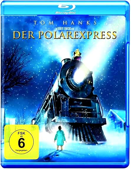 Полярный экспресс. Blu-ray. Мультфильм Роберта Земекиса 2004 года. Мюзикл, фэнтези, комедия, приключения, семейный.