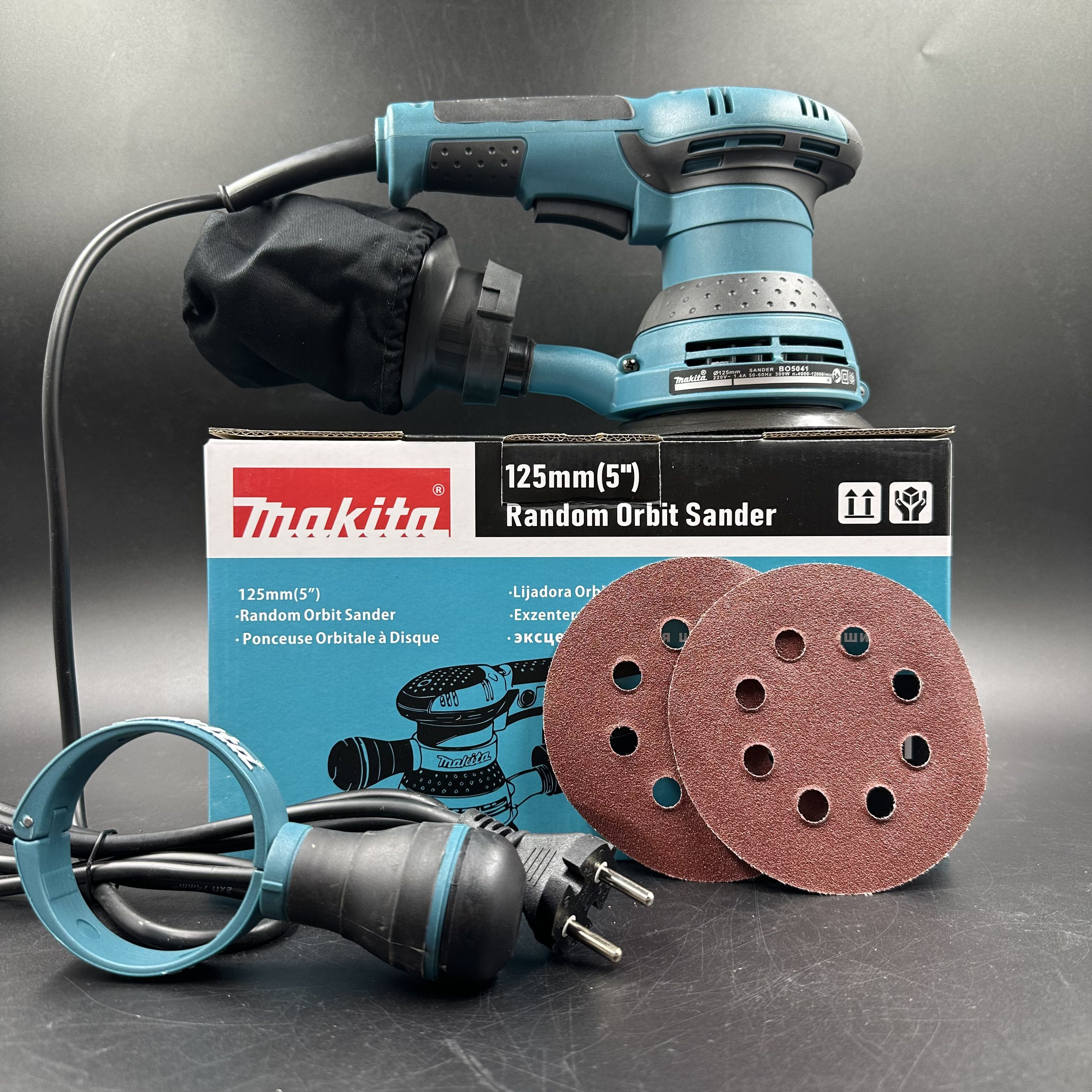 Шлифмашина эксцентриковая Makita BO5041 Полировальная машинка