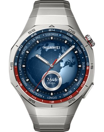 Смарт-часыHUAWEIWATCHGT5ProLightTitaniumCase,TitaniumStrap(Vili-B29M)