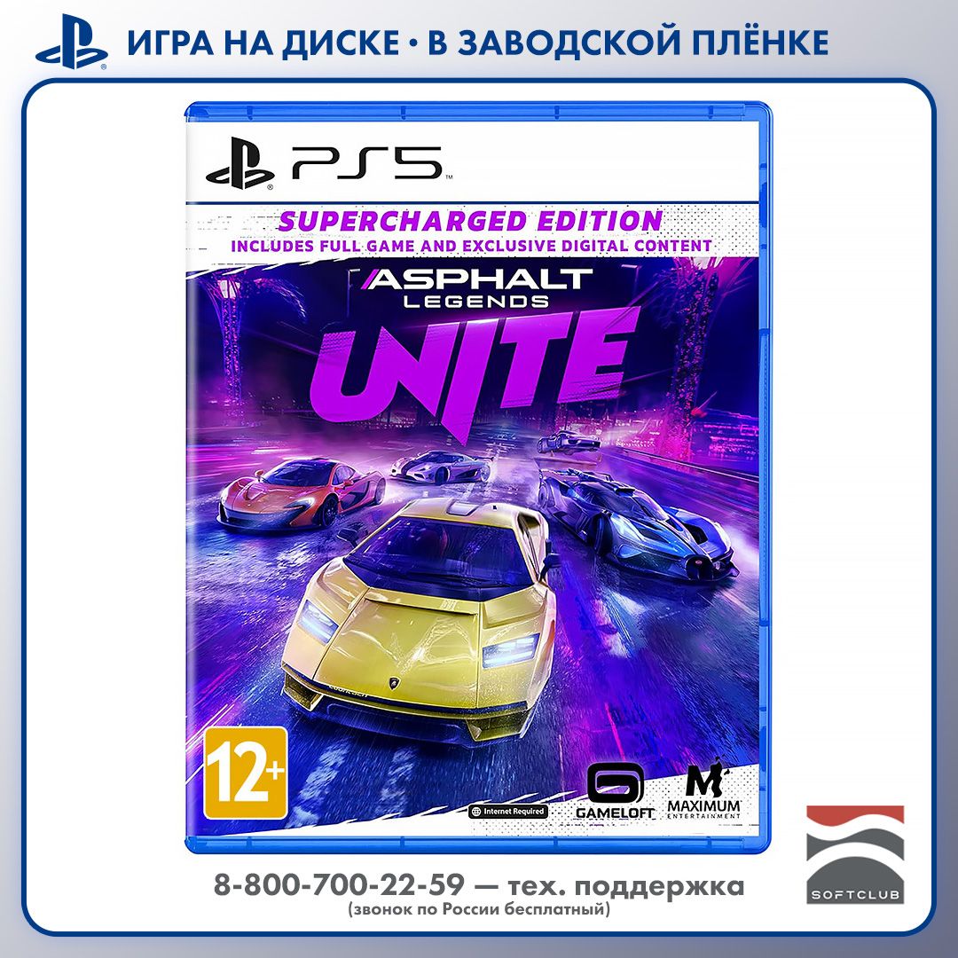 Игра Asphalt Legends UNITE. Supercharged Edition PS5 (PlayStation 5, Английская версия)