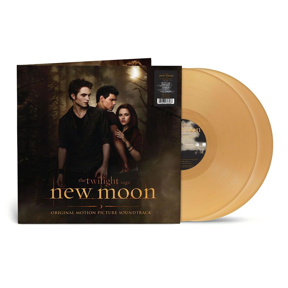 ЗолотойвинилTheTwilightSaga:NewMoon/Сумерки:НоволуниеOST,2LP(LimitedUSAEdition)Саундтрек,виниловаяпластинка