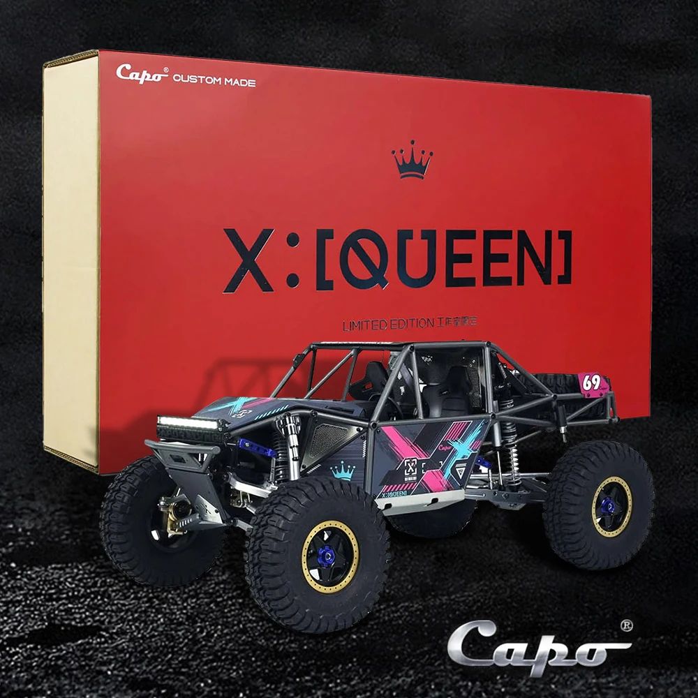 CapoQUEENU41582XполныйметаллическийвнедорожникKIT1/8радиоуправляемаяэлектрическаямоделькраулерадлявзрослыхидетей