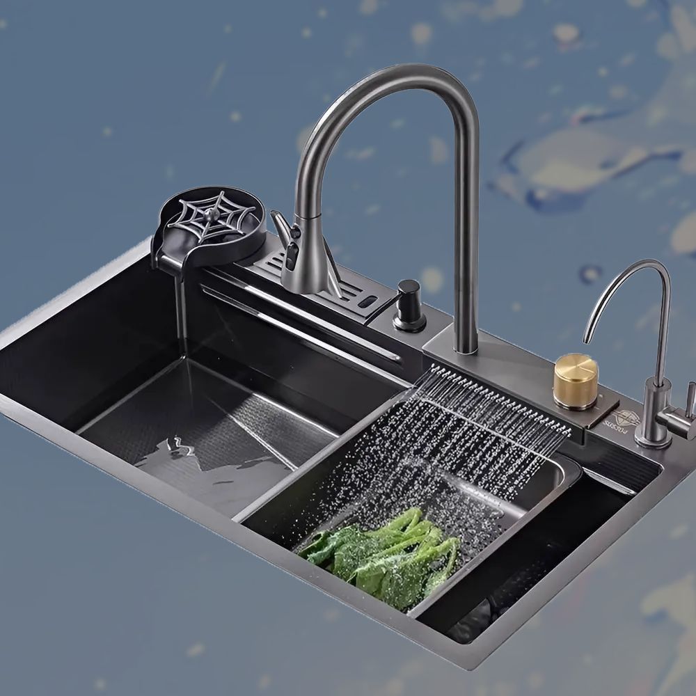 Многофункциональная раковина наномойка с дозатором мыла , Краны для чистой воды,Чашечная шайба