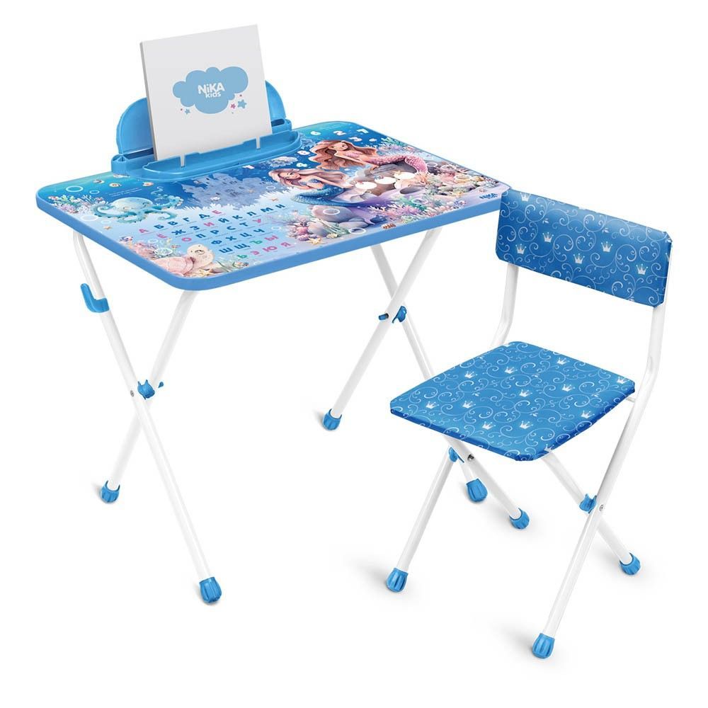 Набор мебели для детей стол и стул с мягким сидением и рисунком