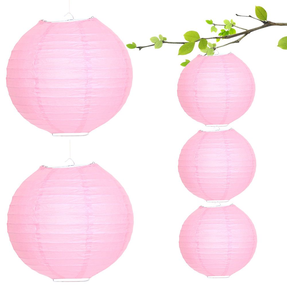 5pcs круглые китайские бумажные фонарики/праздничные принадлежности/4 дюйма