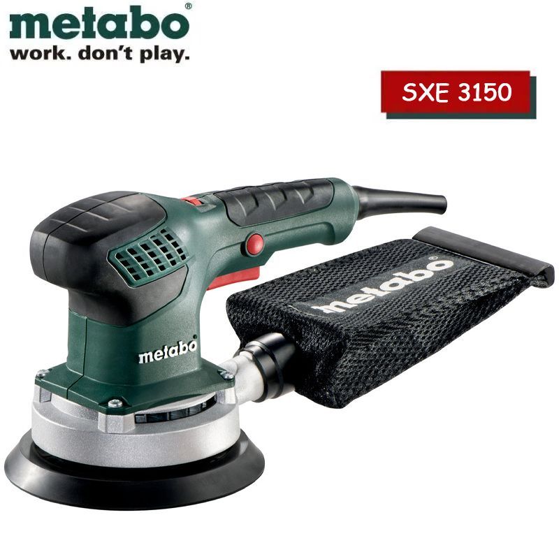 Орбитальная шлифовальная машина Metabo SXE 3150 (220-240 Вольт/50-60 Гц), тип коробки