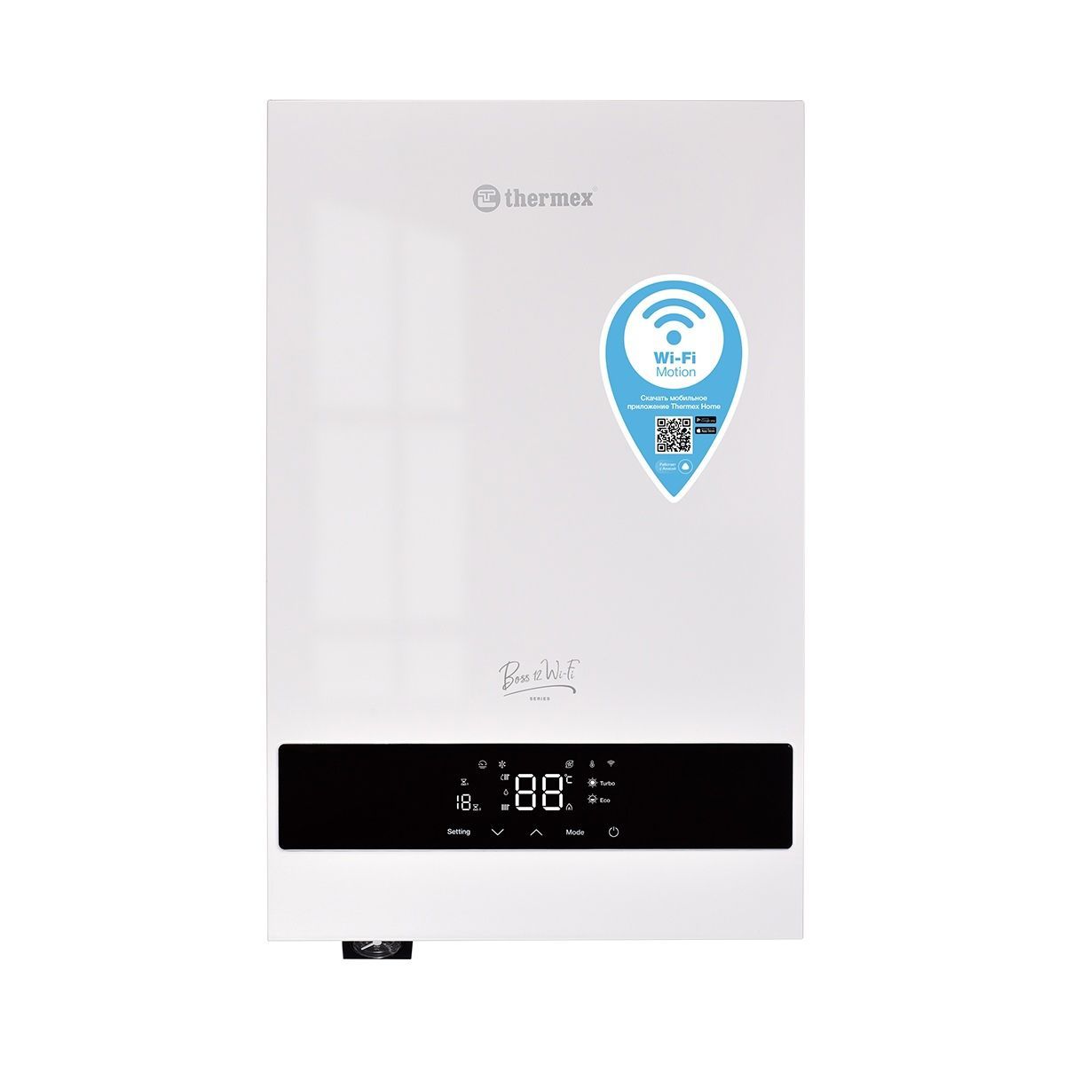 Электрический котел Термекс THERMEX Boss 12 Wi-Fi (White)