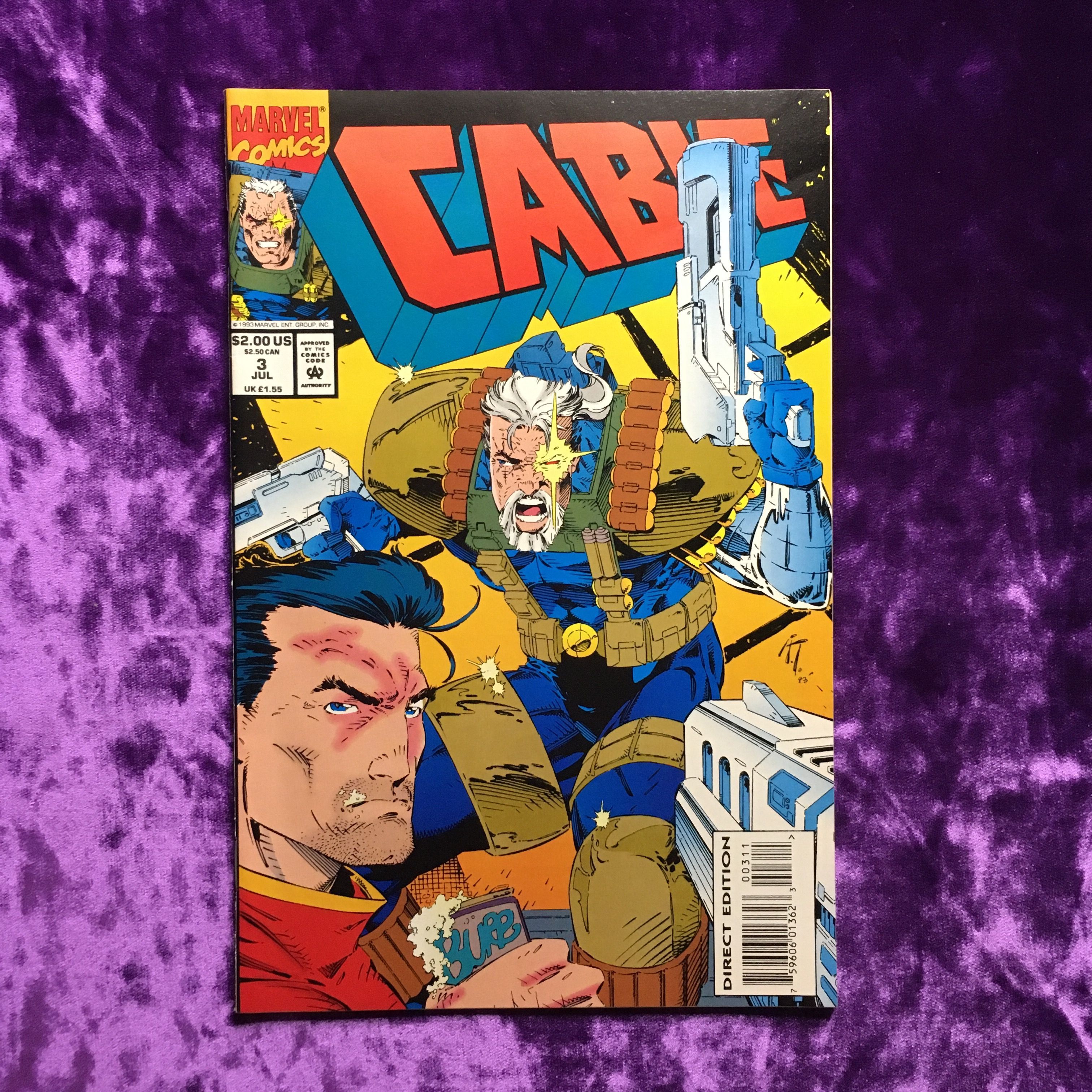 Cable. Twenty Questions. Vol. 1 No 3 JUL 1993. Оригинальный комикс на английском языке