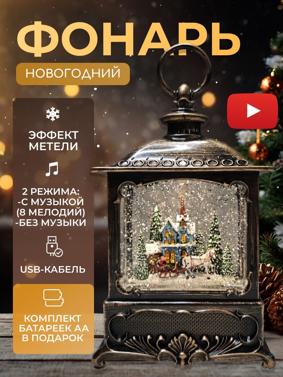 New year's miracle Шар со снегом