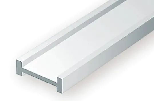 Двутавр пластиковый 1.5х1.2 мм, EVG271, Evergreen (США), 4 шт