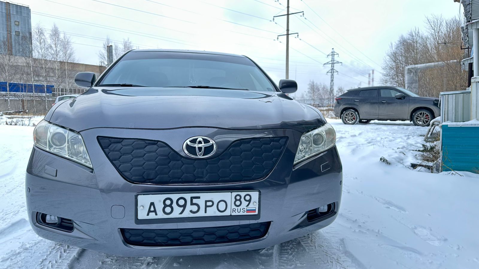 Утеплитель радиатора для Toyota Camry Тойота Камри (2006-2009) (XV40)