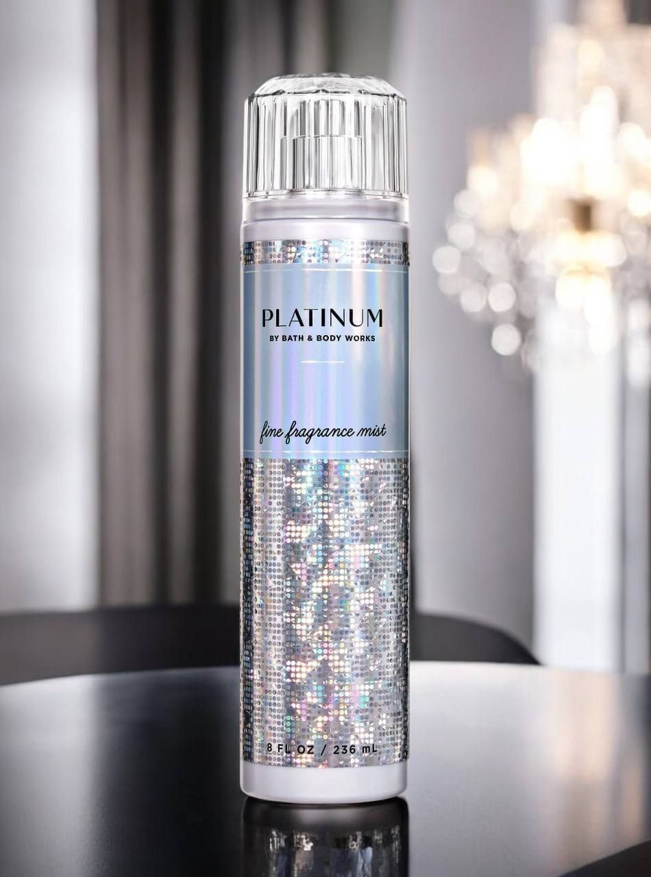 Парфюмированный спрей 236мл Bath & Body Works Platinum Diamond Mist