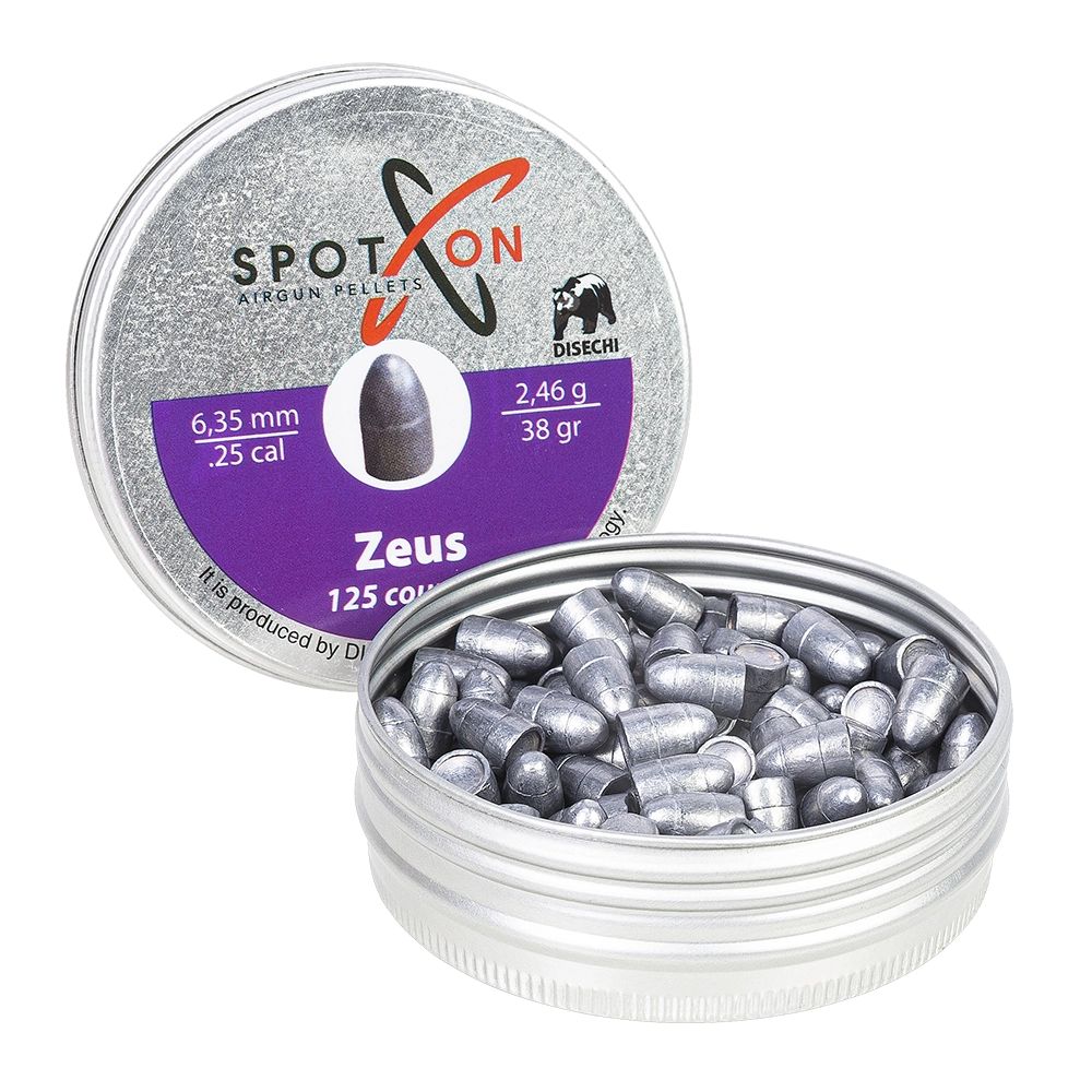 Пуля пневм. SPOTON Zeus 6,35 мм, 2,46 гр. (125 шт), 00247102