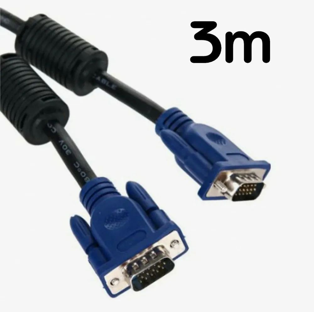 CABLEВидеокабельVGA(f)/VGA(f),3м,черный