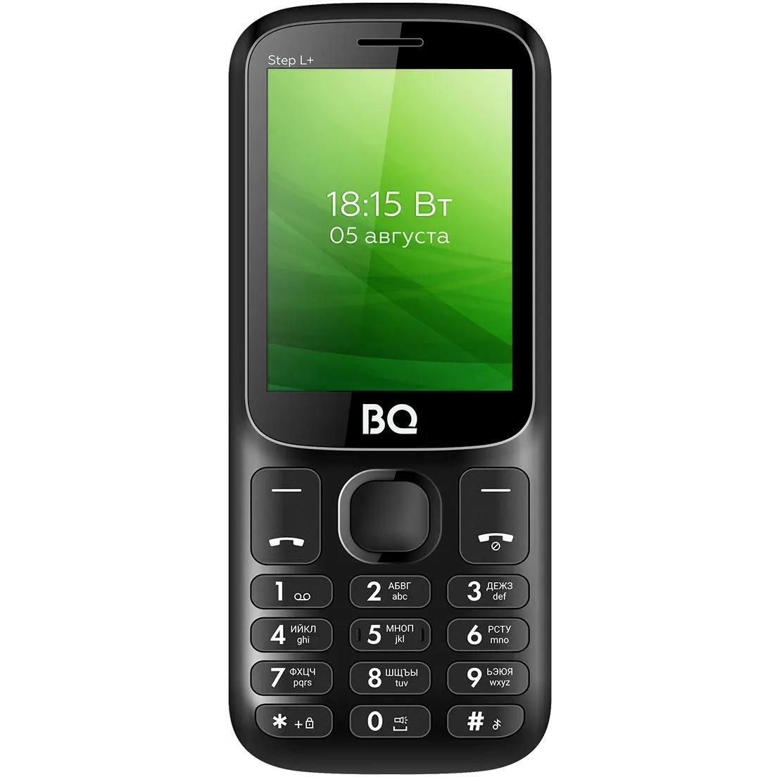 Мобильный телефон BQ 2440 Step L+ Black, 2 mini-SIM карты, аккумулятор 800 мАч, без камеры