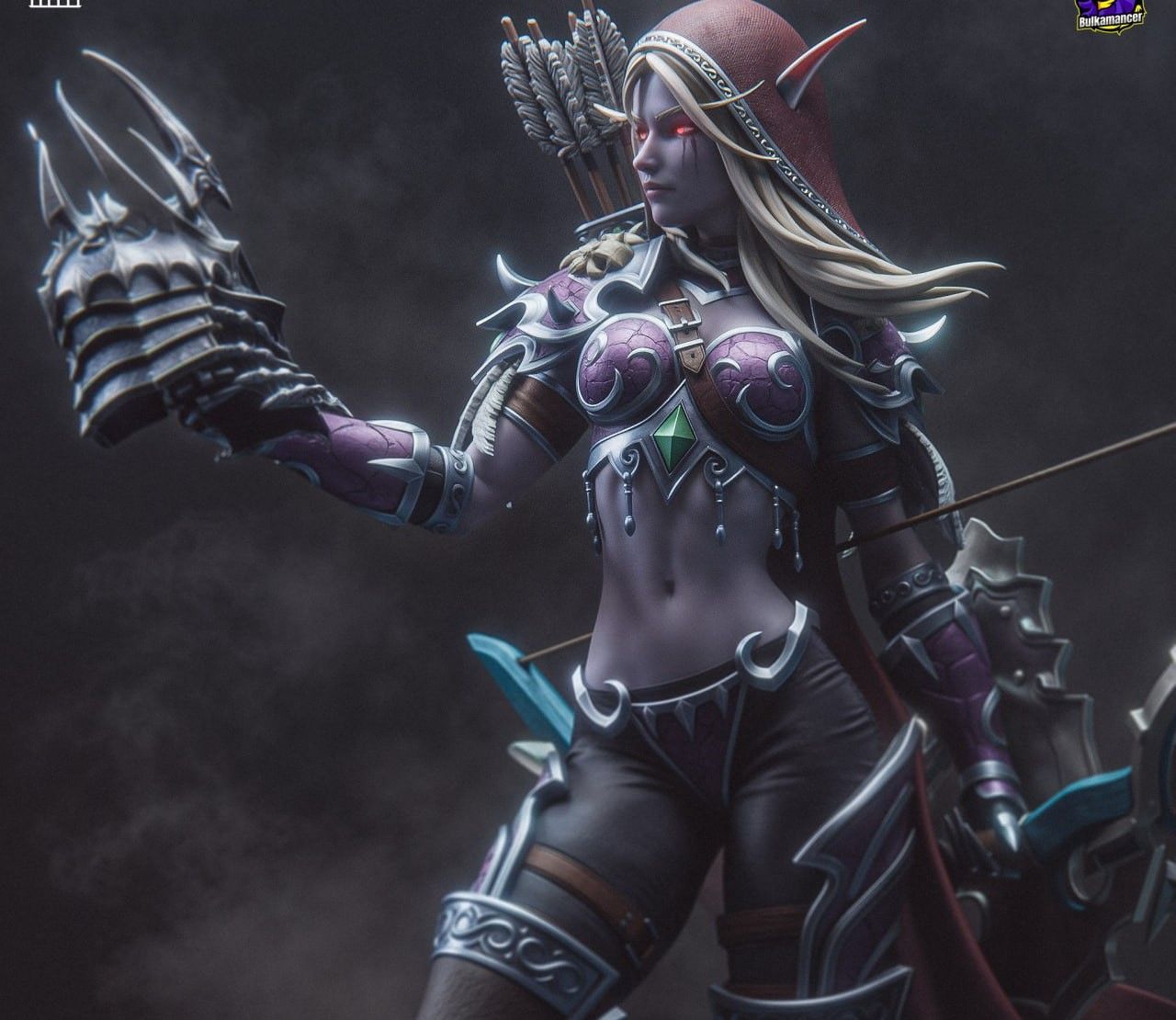 Фигурка модель Sylvanas Сильвана Ветрокрылая, Windrunner (World of Warcraft), 273 mm фигура под покраску