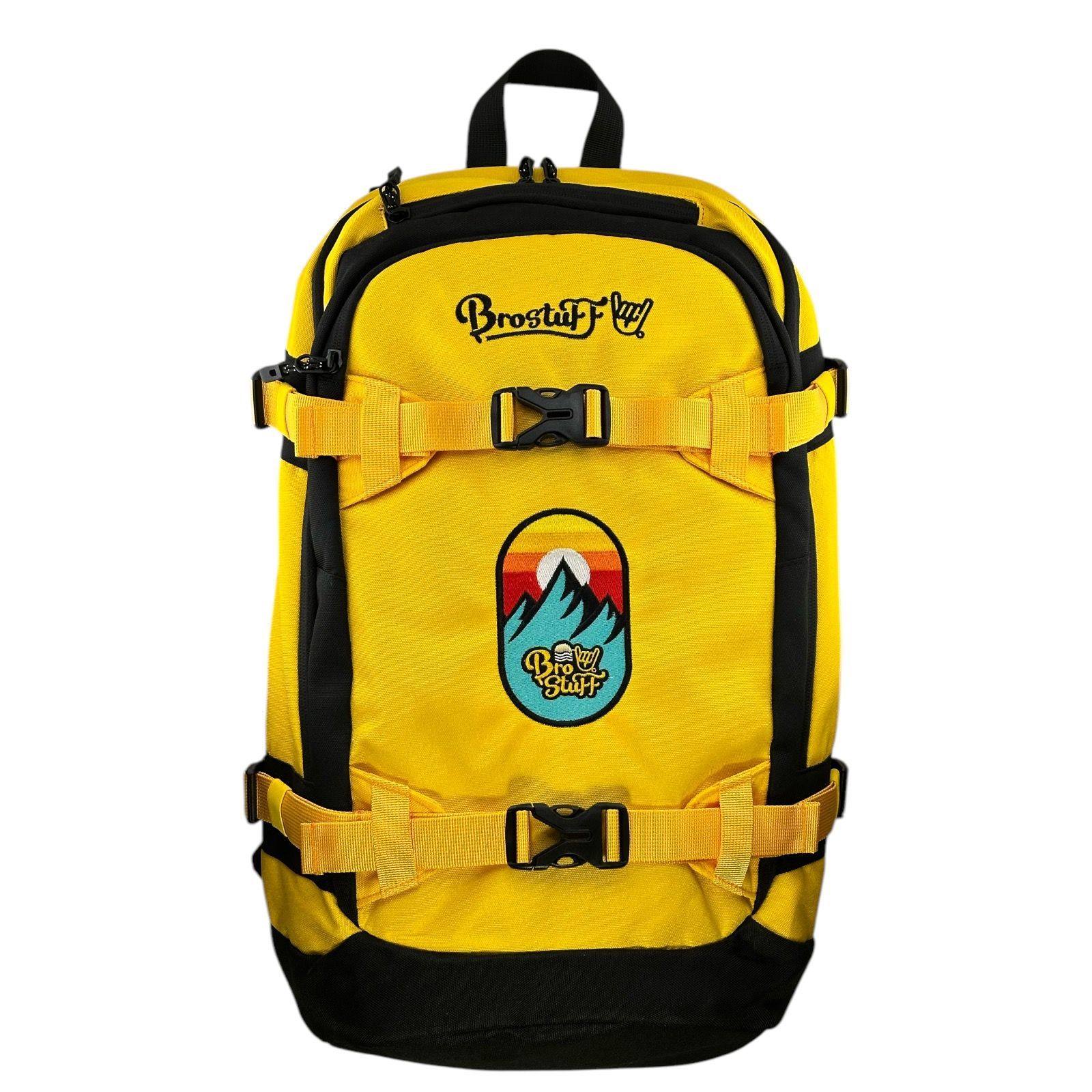 Рюкзакдлясноуборда,горныхлыжBroStuffhelipeakyellow20L