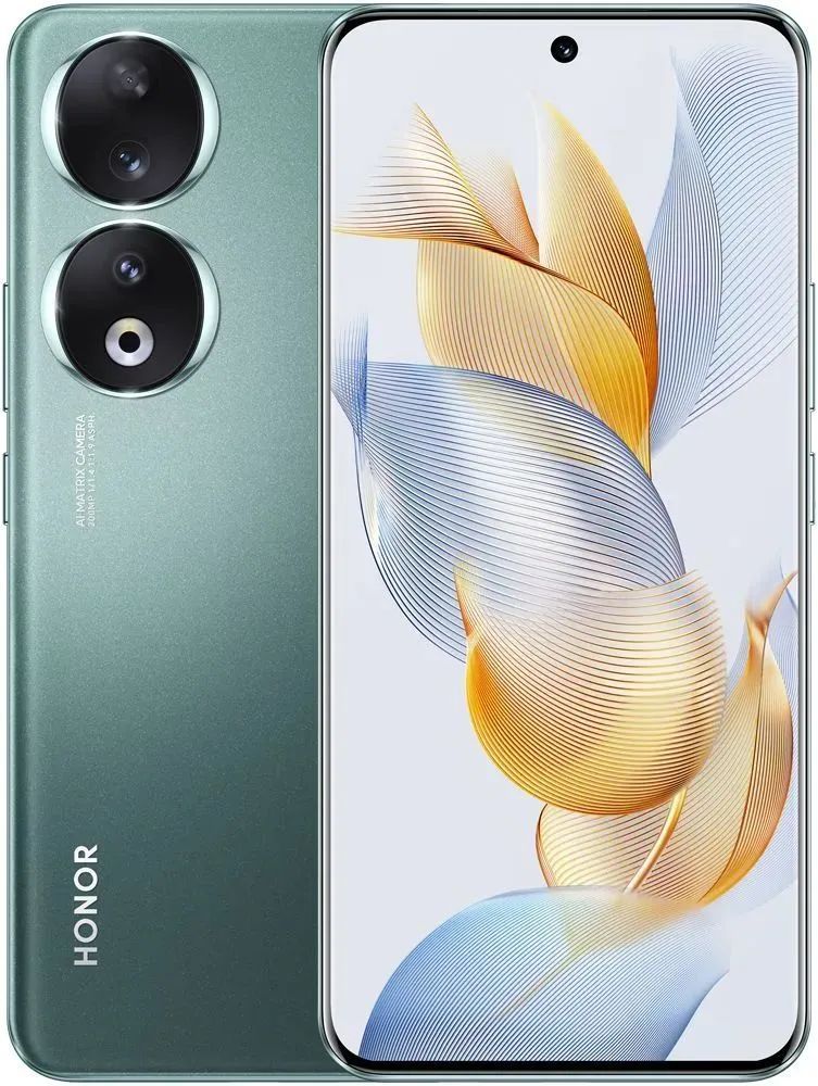 СмартфонHONOR905G(поддержкаNFC,русскийязык,поддержкаGoogle,DualSIM)8/256ГБ,зеленый