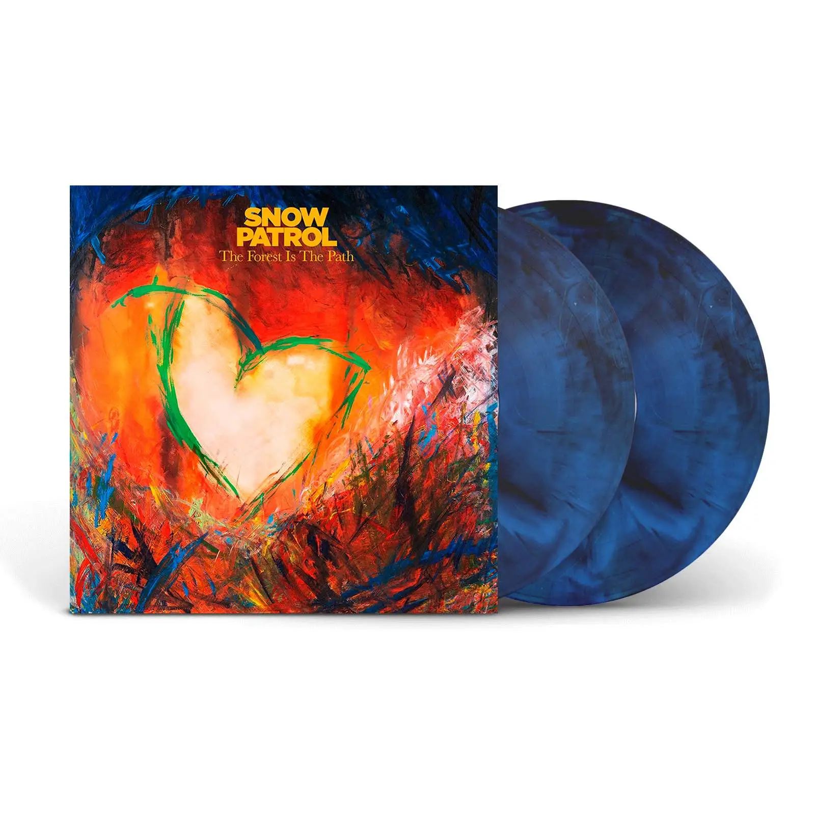 SNOW PATROL - THE FOREST IS THE PATH (2LP blue white marbled) виниловая пластинка