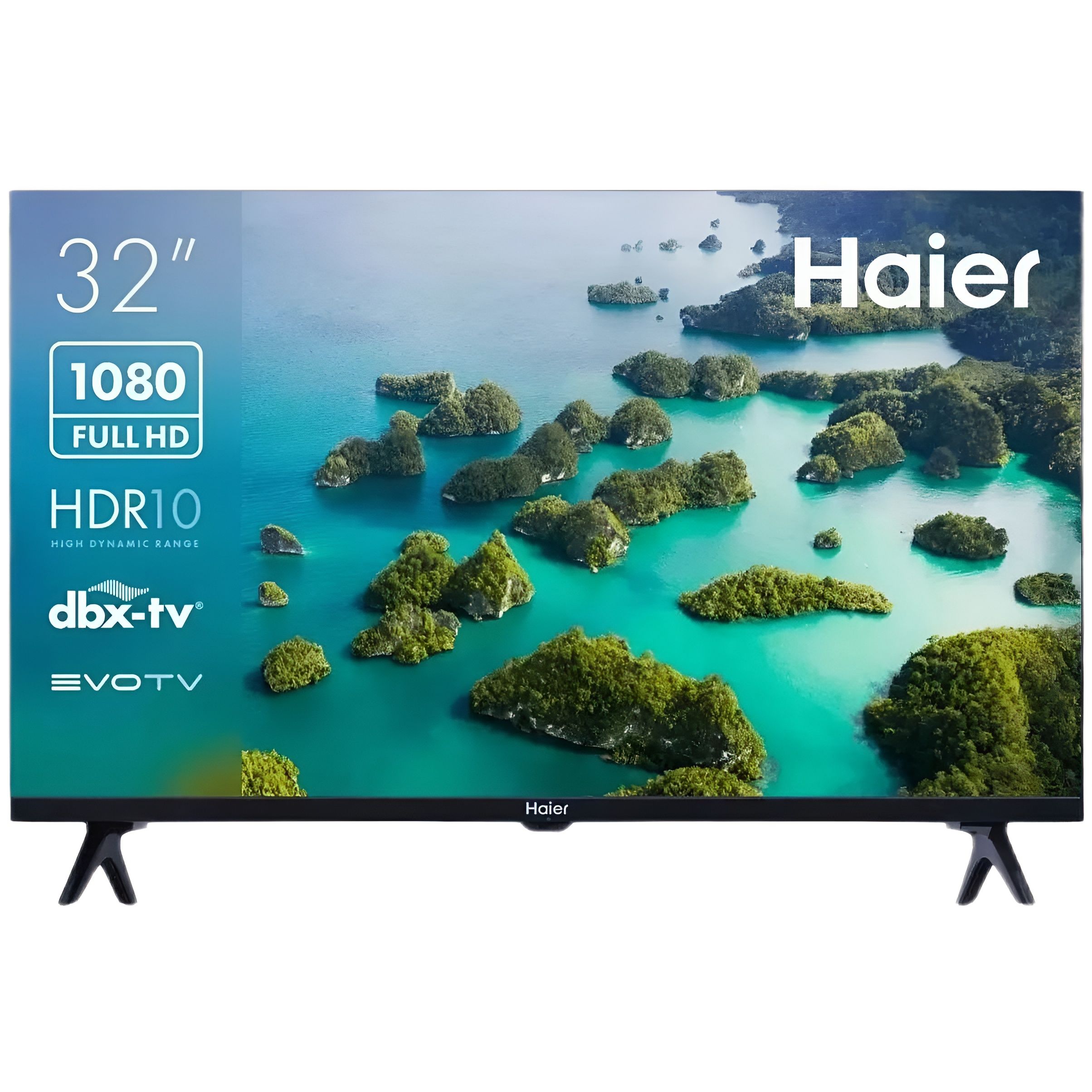 Haier Телевизор 32" Full HD, черный