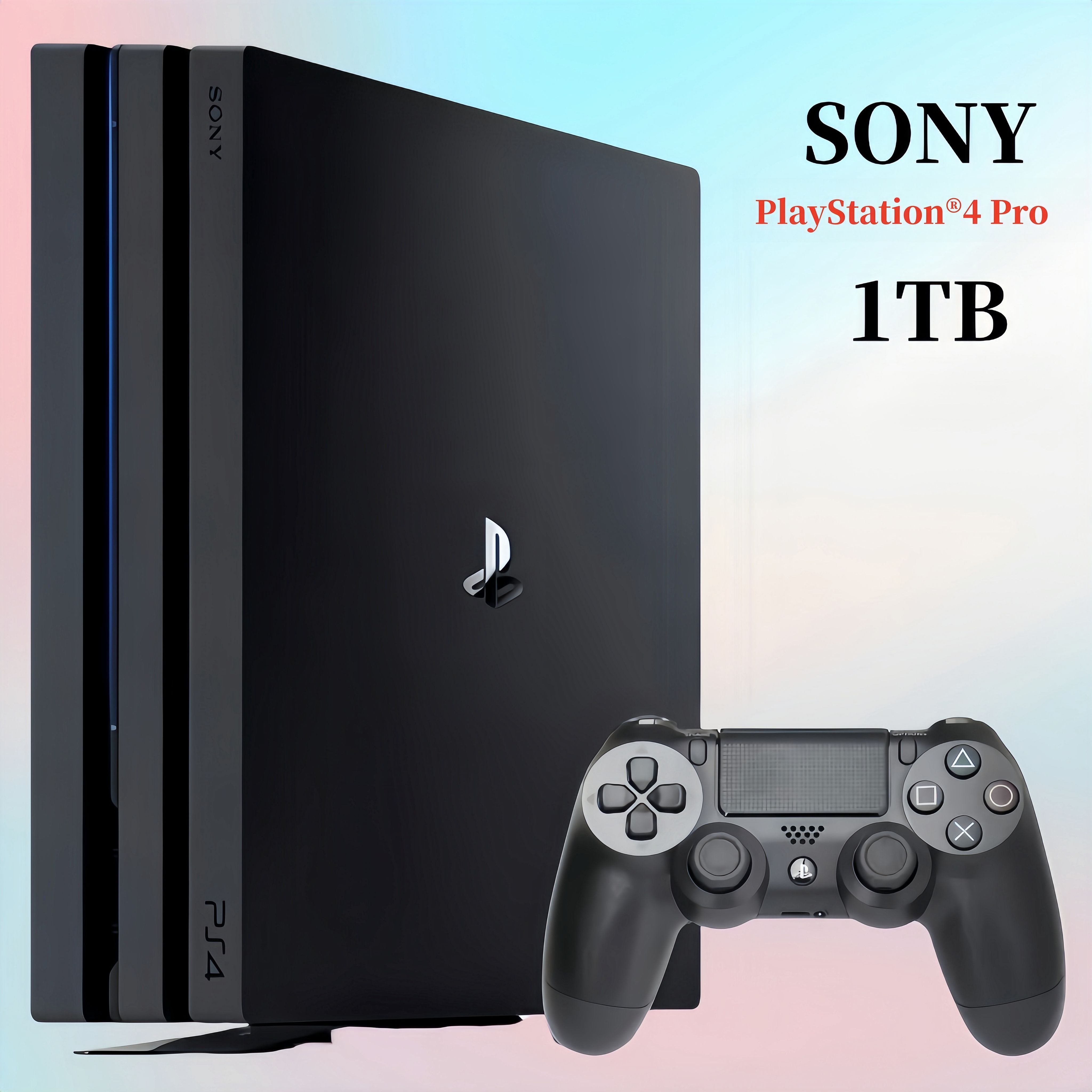 ИгроваяконсольSonyPlaystation4pro1TB(Международнаярусскаяверсия)(Совершенноноваяоригинальнаякоробка)