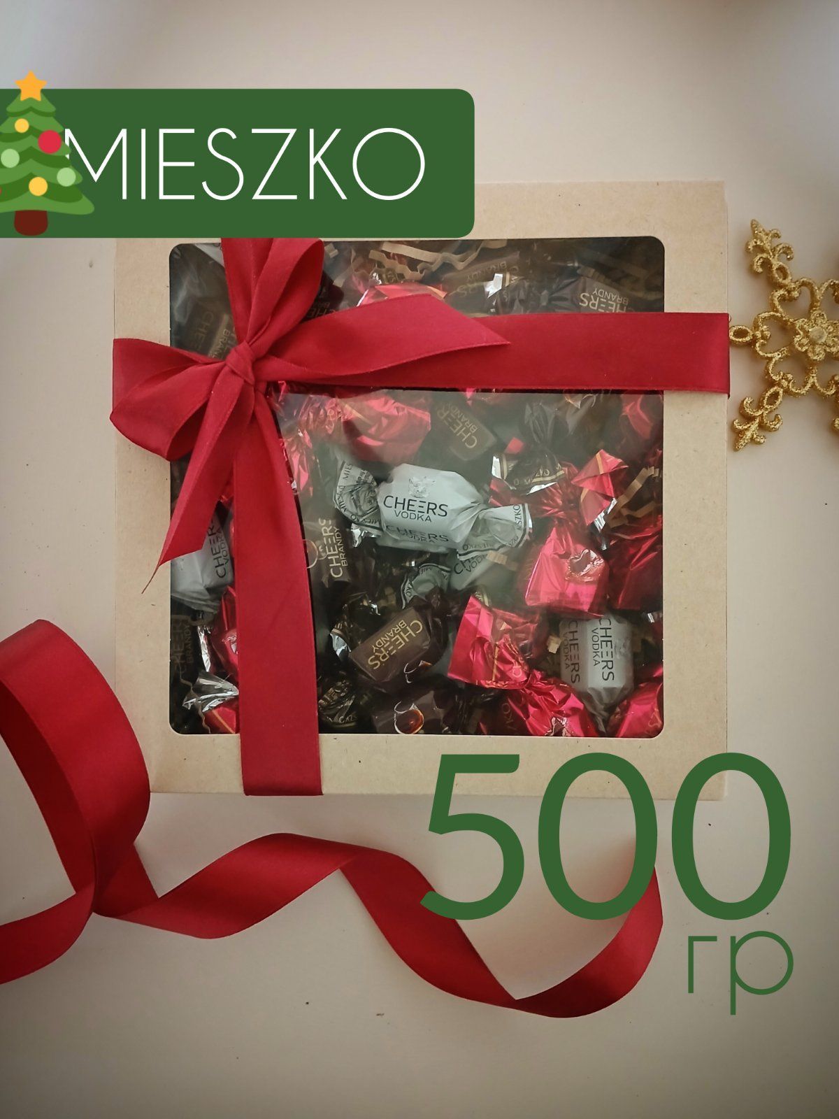 Конфеты Алкогольные ассорти Mieszko 500г