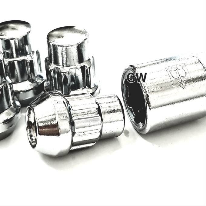Секретки для колес гайки М12х1.5 Hyundai, Kia и др. (4гайки+ключ) 3