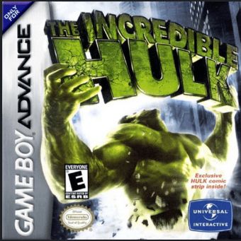 Игровой картридж Incredible Hulk (Невероятный Халк) GBA, рус.версия (Platinum) (64M)