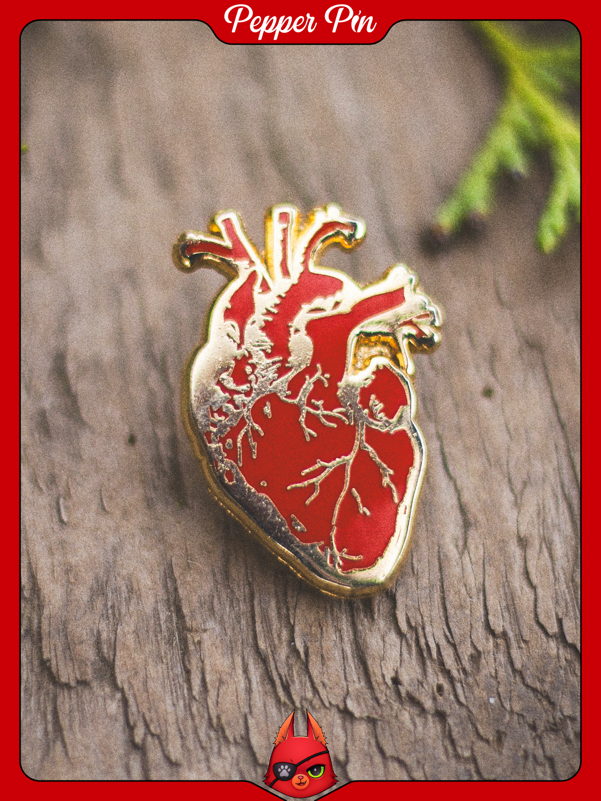 【Hi-CORAZON】PENDURO PIERCE Металлическая брошь Сердце купить на OZON по низкой цене