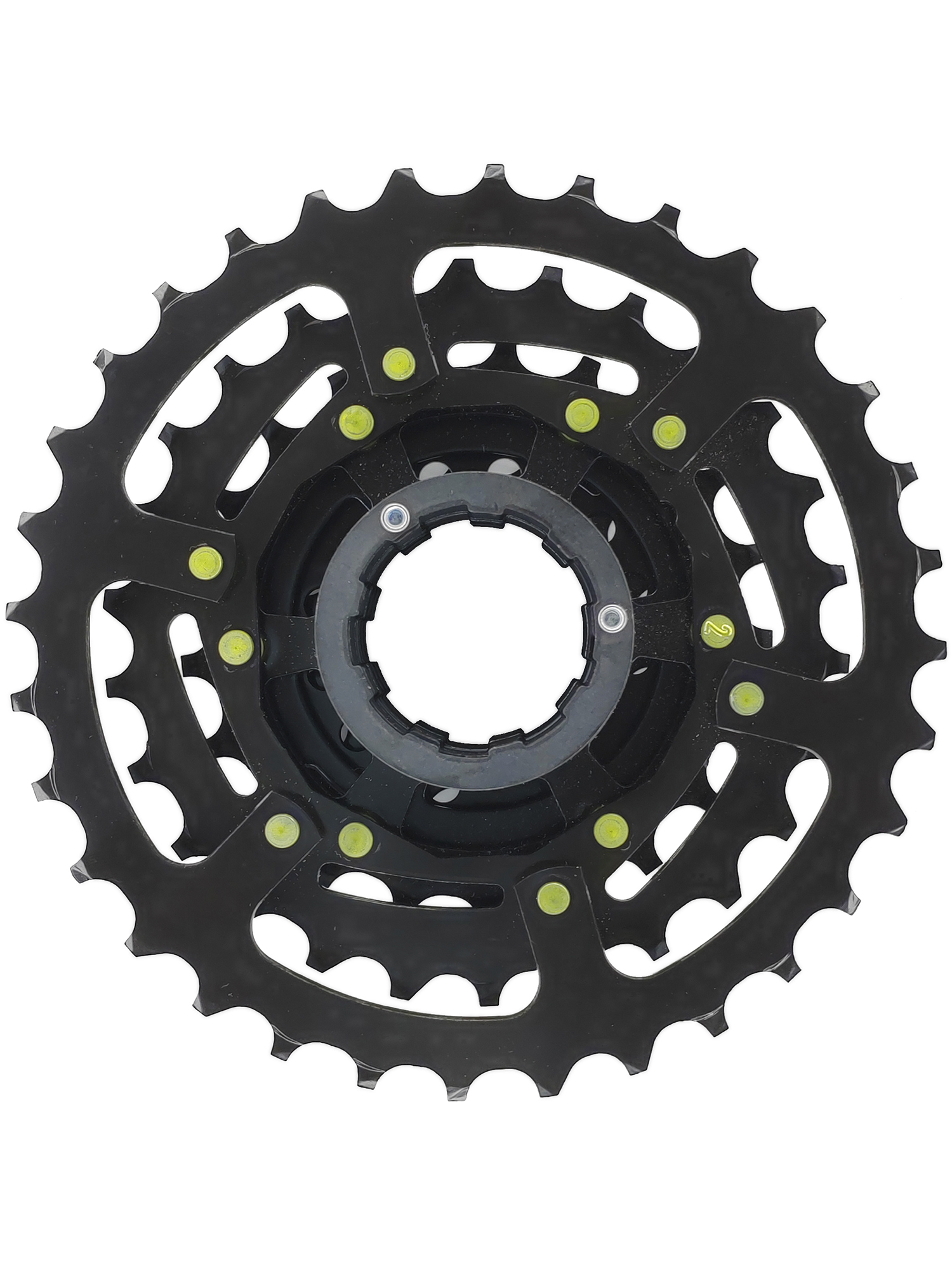 Shimano Кассета звезда задняя HG200, 7 скоростей, звезды 12-32, черная — Товары для велоспорта — фото 2