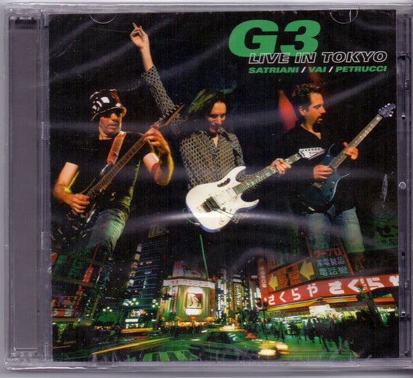 欧2discs CD G3, Joe Satriani , Steve Vai , John Petrucci G3 - Live In Tokyo 82876742442 Epic, Sony BMG Music Entertainment /00220 STEVE VAI G3: Live in Tokyo reviews
