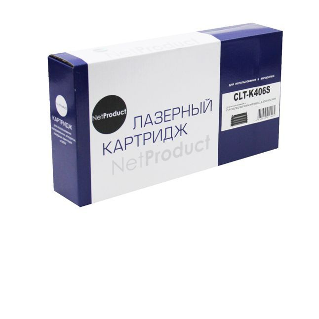 Тонер-картридж CLT-K406S для Samsung CLP-360/365/368/CLX-3300/3305, Bk,1,5K, Черный (black)  #1