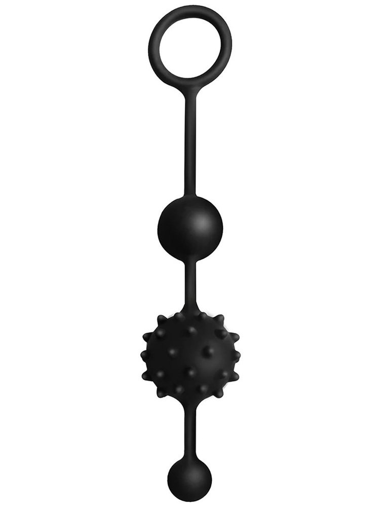 Dream Toys Анальный стимулятор, цвет:черный, Без вибрации, 24см  #1