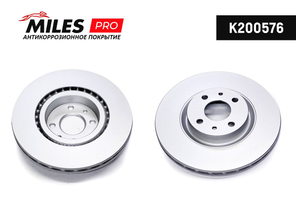 MILES Диск тормозной для FIAT 500 08-/BRAVO 07-/DOBLO 01-/STILO 01 ...