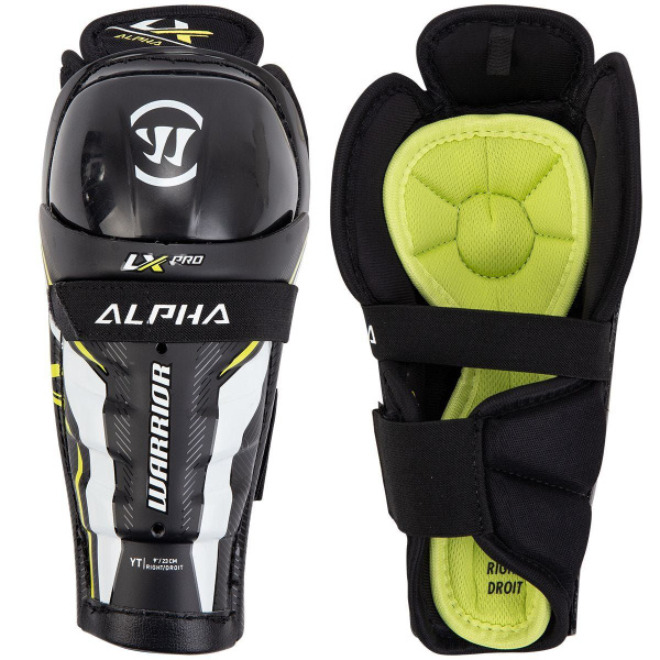 Щитки хоккейные Warrior ЩИТКИ ALPHA LX PRO YTH, Пластик, посадка ...