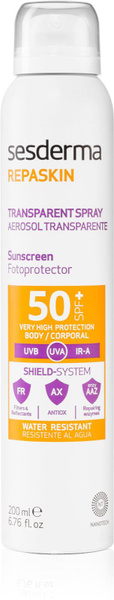 Прозрачный спрей для загара spf 50+ Sesderma Repaskin 200 ml - купить с ...