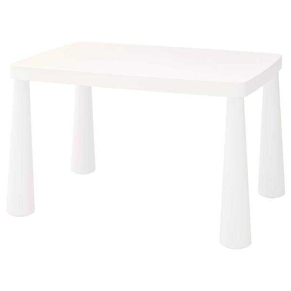 MAMMUT Стол детский IKEA, для дома/улицы, белый 77х55 см (50365177 ...
