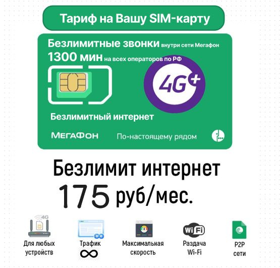 SIM-карта Сим карта Мегафон на старый номер (Вся Россия) - купить с ...