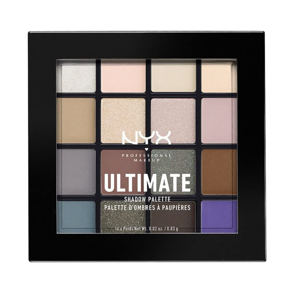 NYX PROFESSIONAL MAKEUP Ultimate Shadow Palette, Палитра теней для век ...