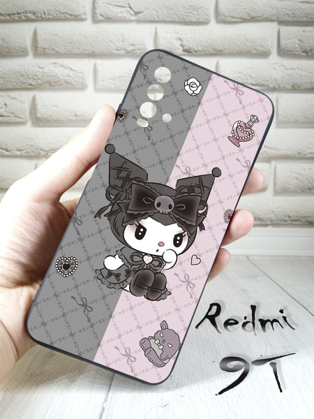 Чехол на redmi 9t аниме, редми 9т чехол аниме, , черный, силиконовый ...