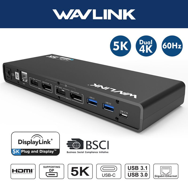 Универсальная док-станция для ноутбука USB C 5K Док-станция с ...
