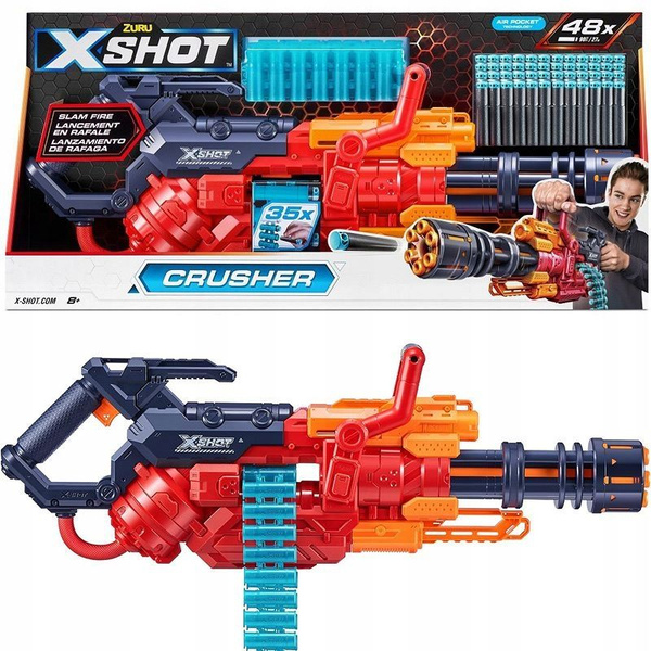 Игрушечное оружие X-Shot Excel Crusher - Пусковая установка Крашер 48 ...