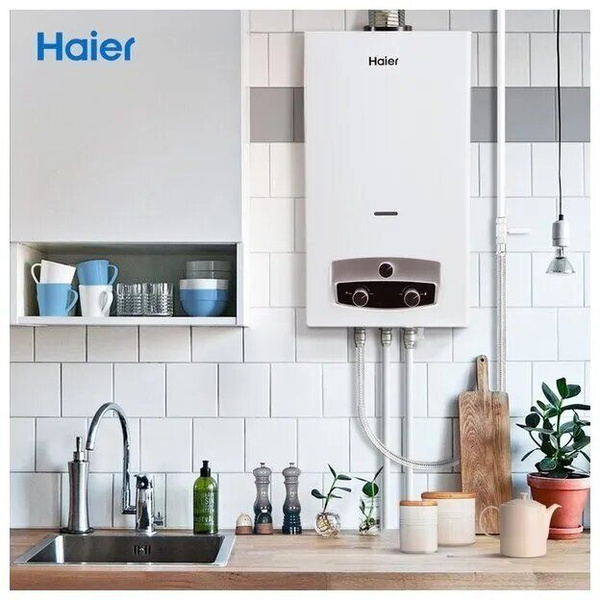 Как снять каркас с газовой колонки хайер Газовая колонка Haier IGW 12 B - купить с доставкой по выгодным ценам в интернет