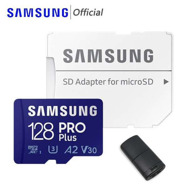 Карта памяти Samsung EVO PLUS Micro SD TF 128 ГБ U3 4K V30 A2 (MB ...