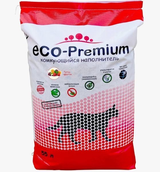 Eco premium наполнитель для кошачьего туалета 20 л