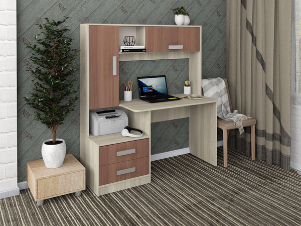Письменный стол Квадрат ск"Альянс8"_qwe, 145х56х160 см - купить по ...