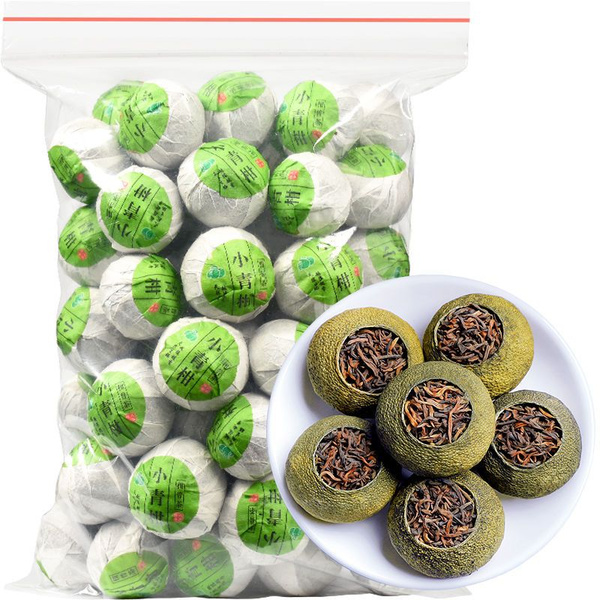 Чай чёрный Пуэр Шу в мандарине листовой китайский, 200 г - купить с ...