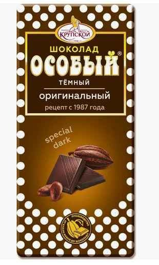 Фабрика имени Крупской Шоколад темный Особый 50 гр. - купить с ...